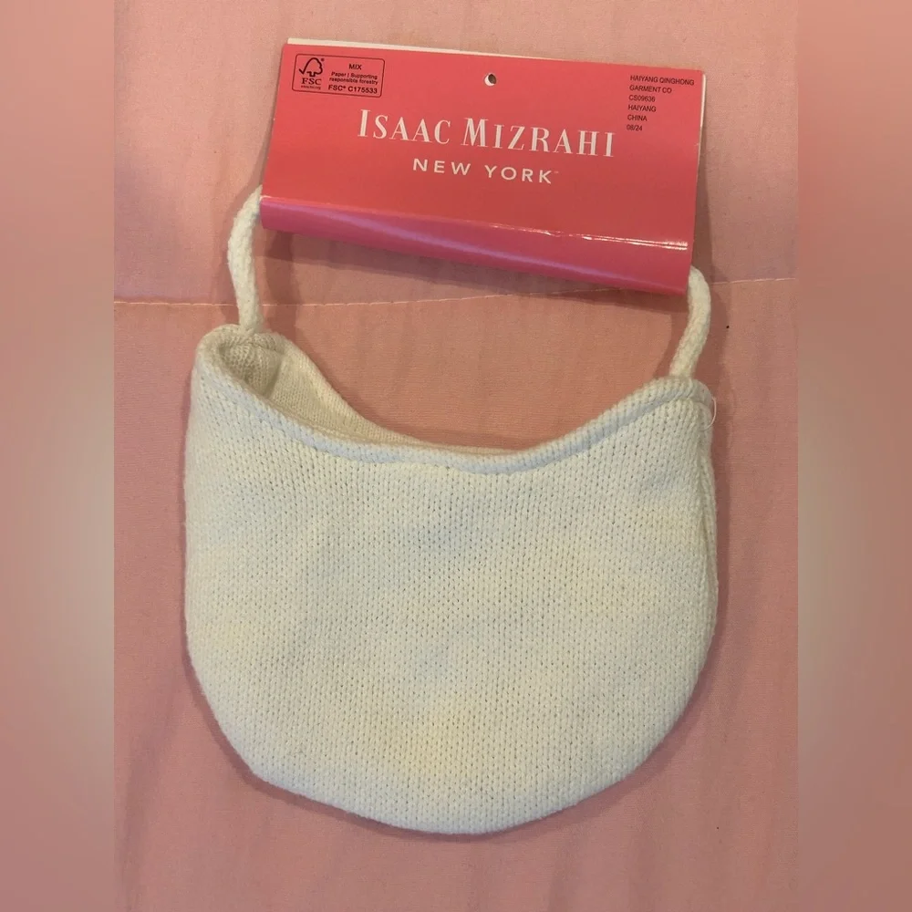 Isaac Mizrahi Kids Cat Purse - Cream and Gray
